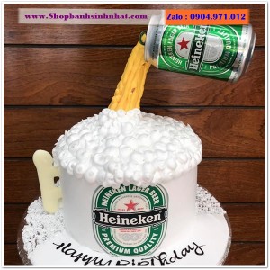 Bánh Sinh Nhật Hình Lon Bia Chai Rượu - LK27